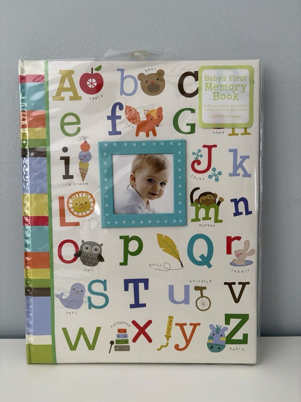 Alphabet Baby Book Memory Book Newborn First Five Years Stepping Stones
